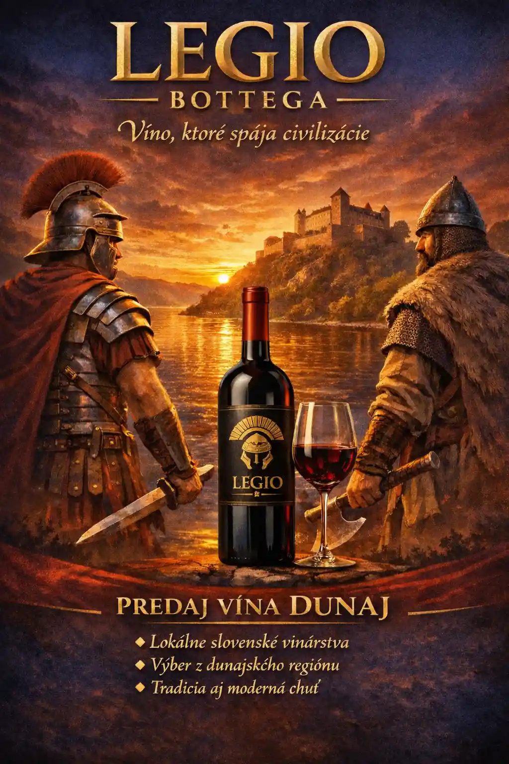 Predaj vína Dunaj – lokálne slovenské vinárstva z dunajského regiónu